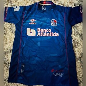Camiseta Azul visitante CD Olimpia Honduras.